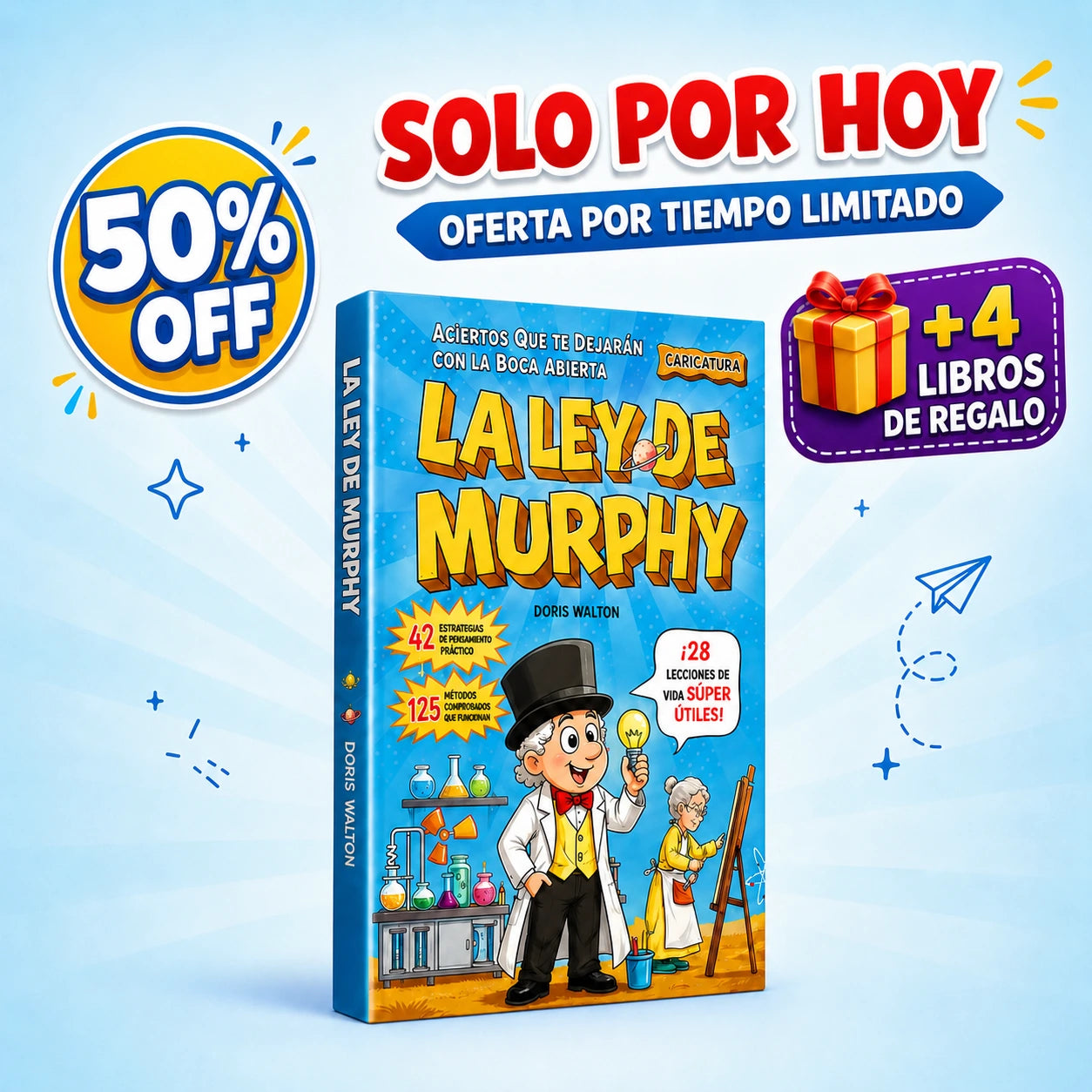 Libro La Ley de Murphy + 4 REGALOS